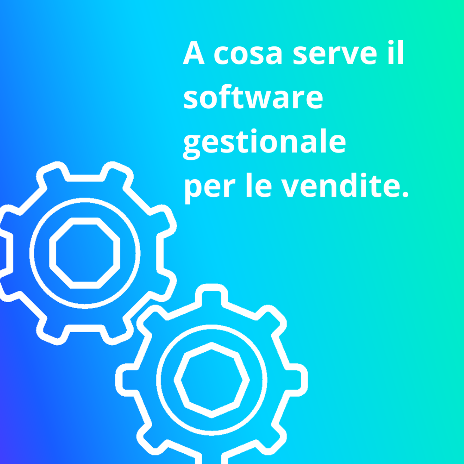 A Cosa Serve Il Software Gestionale Per Le Vendite Opportunity®_CRM